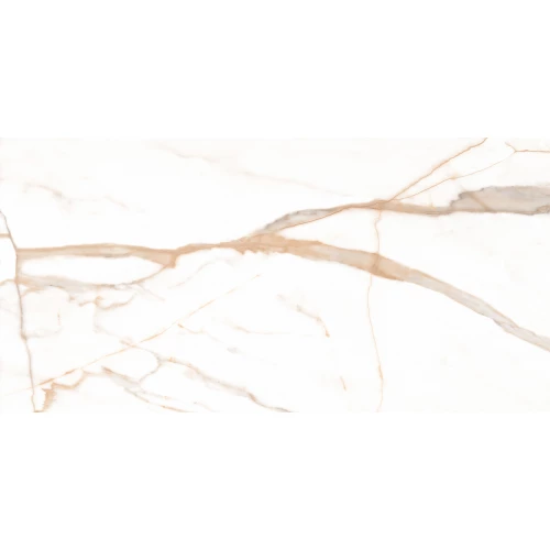 Керамогранит Ceradim Calacatta Goddes Gold Полированный белый 120х60 см