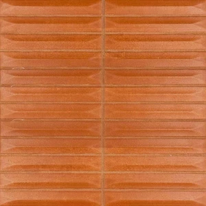 Плитка настенная Vilar Albaro Terre Arrow Tandoori 10х1,5 матовая терракотовая 20х20 см