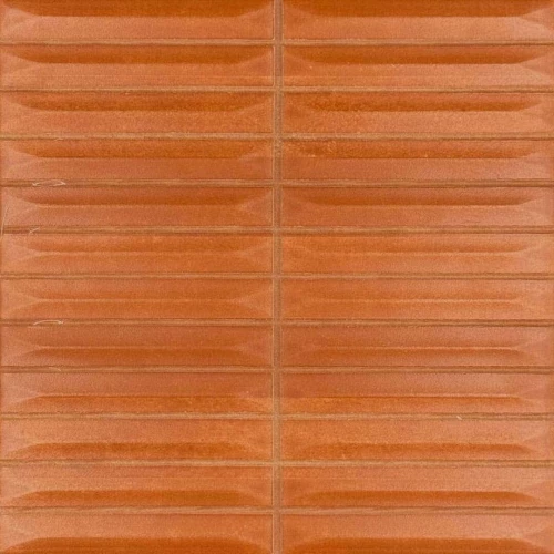 Плитка настенная Vilar Albaro Terre Arrow Tandoori 10х1,5 матовая терракотовая 20х20 см