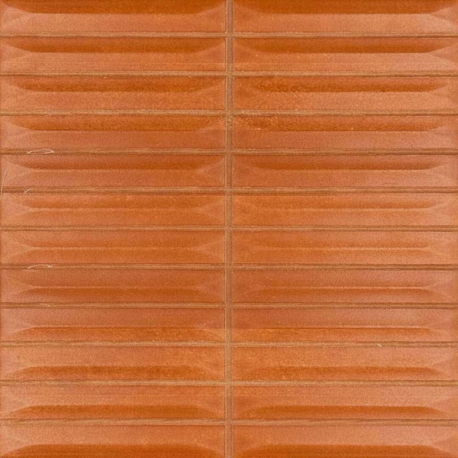 Плитка настенная Vilar Albaro Terre Arrow Tandoori 10х1,5 матовая терракотовая 20х20 см