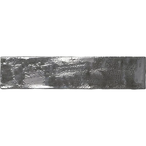 Плитка настенная Ape Ceramica Snap Graphite глянцевая черная A034375 30х7,5 см