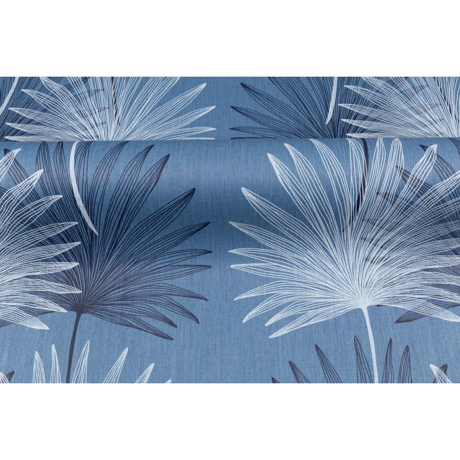 Обои флизелиновые Palitra Home HomeColor Palma синие HC72073-61 1,06х10,05 м