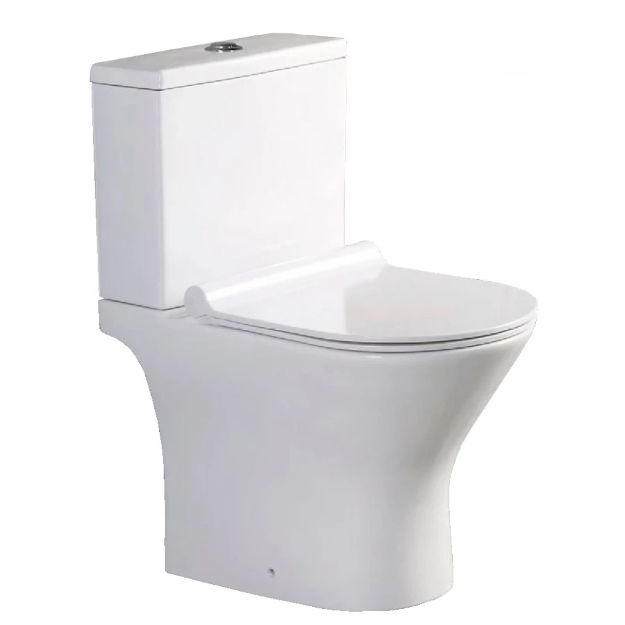 Унитаз напольный Azario Verde с сиденьем микролифт AZ-2224 61.5х36х74.5 см