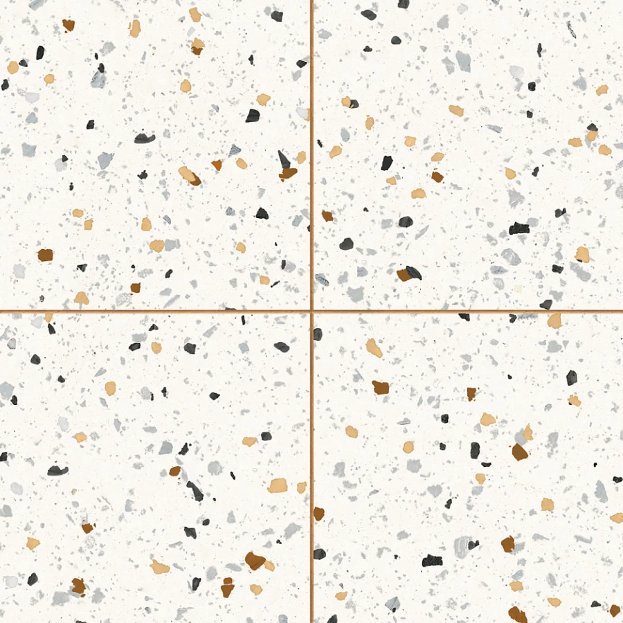 Плитка напольная Dvomo pre-cut White белый 45x45 см