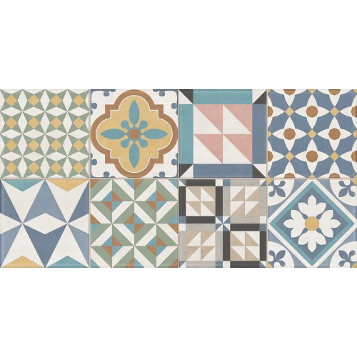 Плитка настенная New Trend Design Art Mix 3 матовая многоцветная WT36DST16 60х30 см