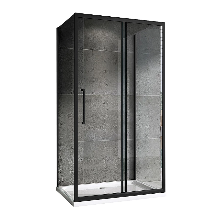 Душевой уголок Abber Schwarzer Diamant AG30110BH-S70B-S70B 110х70 см