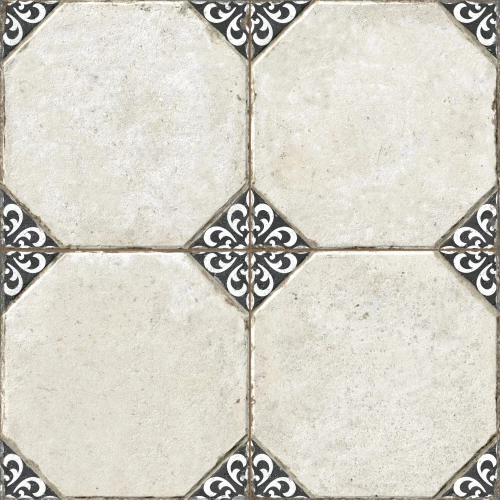 Керамогранит Peronda FS Field Black LT матовый бежево-чёрный 3388938322 45,2х45,2 см