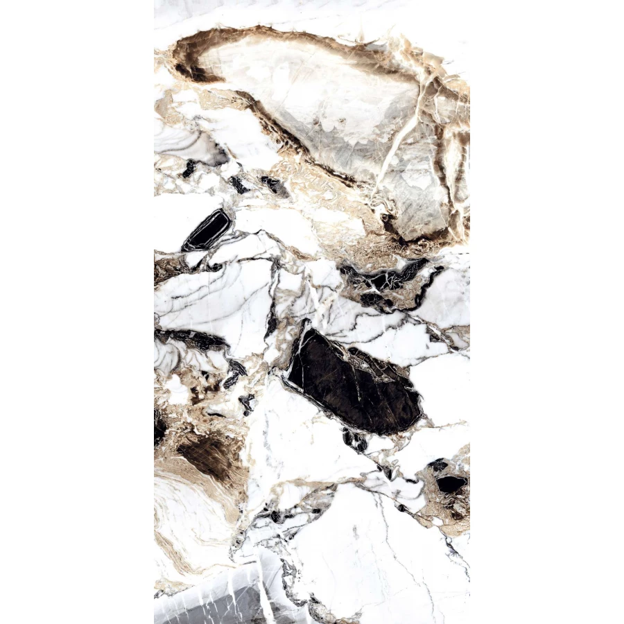 Керамогранит Arcadia Ceramica Grande Crystal High Gloss глянцевый белый HG2002-A 120х60 см