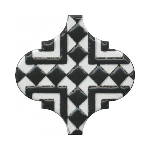 Декор Kerama Marazzi Арабески глянцевый орнамент OS\A25\65000 6,5*6,5 см