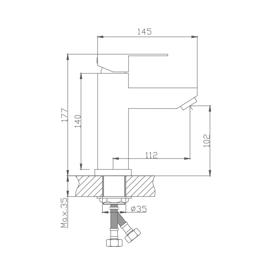 Смеситель для раковины Haiba HB10801