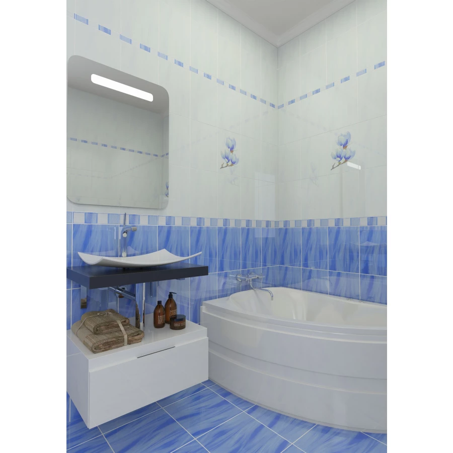 Агата голубая