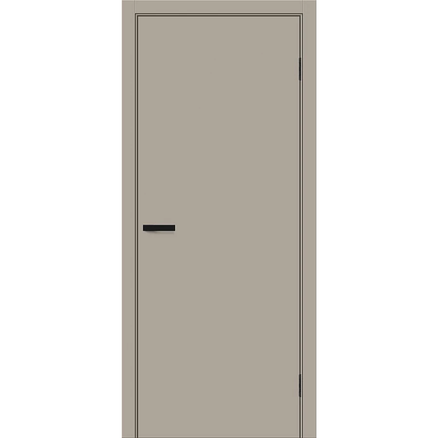 Межкомнатная дверь Bravo Браво-0.П 230x80 экошпон Bravo A полотно глухое цвет Clay Silk