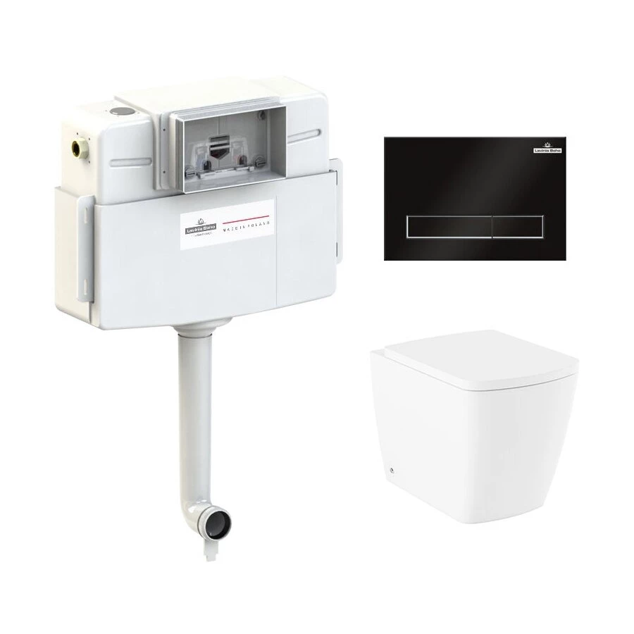 Унитаз Lavinia Boho Relfix Aveo Rimless 77060256 (комплект 4 в 1)