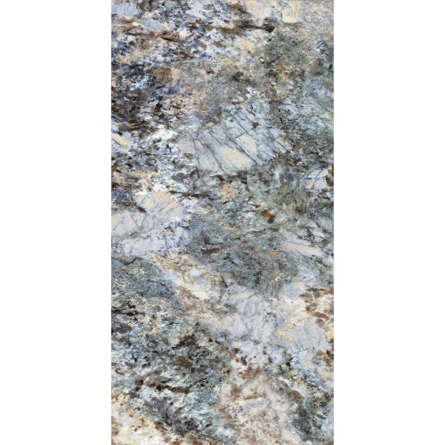 Керамогранит Global Tile Medusa Мультиколор глянцевый голубой GT120609100PGR 120х60 см