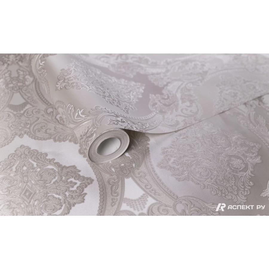 Обои флизелиновые Аспект Амина серые 70622-18 1,06х10,05 м