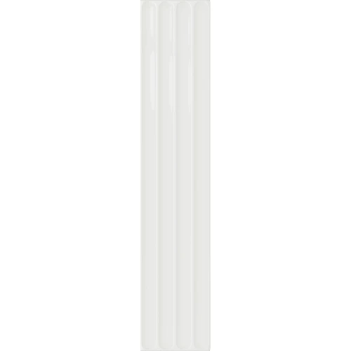 Плитка настенная DNA Tiles Plinto in white gloss 54,2х10,7 см