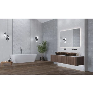 Керамическая плитка Kerlife Luce Palma Perla 33 матовая серая 63х31,5 см