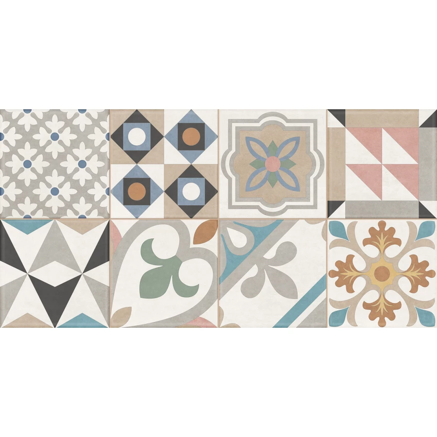 Плитка настенная New Trend Design Art Mix 2 матовая многоцветная WT36DST18 60х30 см