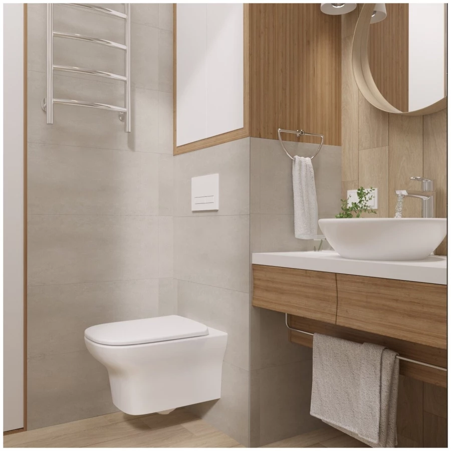 Унитаз Lavinia Boho Bristol Rimless 21070007 (комплект 2 в 1)