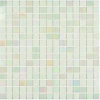 Мозаика Bonaparte Стеклянная мозаика Dana 20х20 глянцевая бело-зеленая 32,7х32,7 см