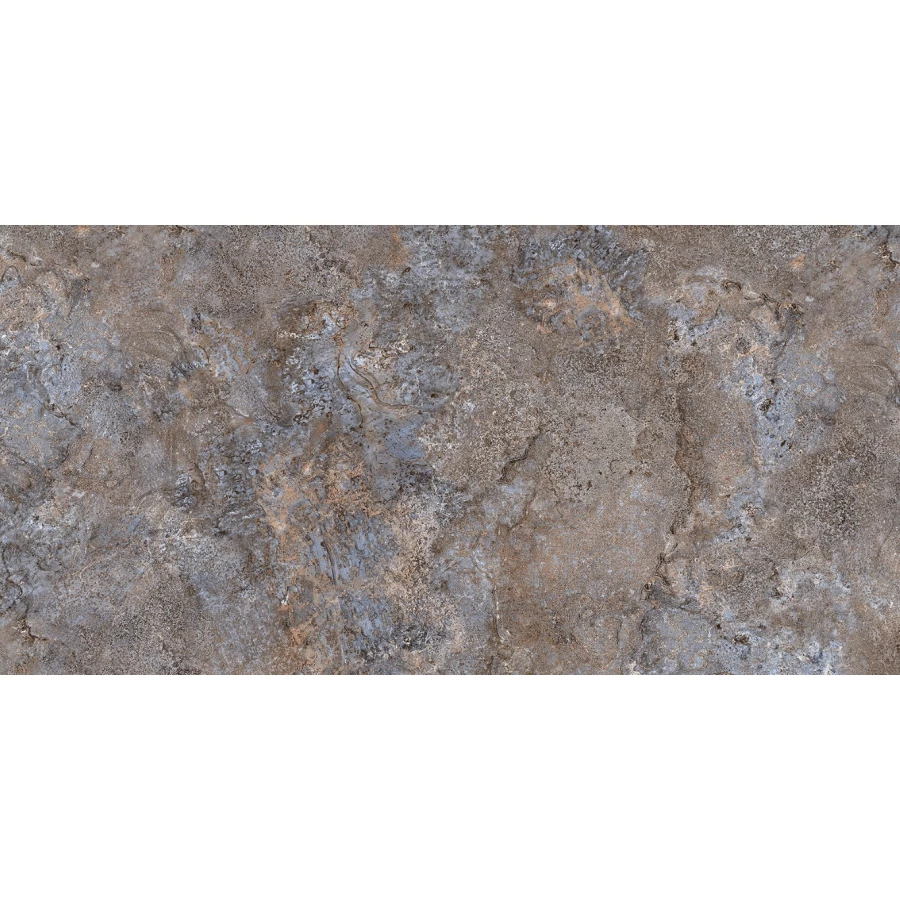 Керамогранит ALMA Ceramica Indastrio sugar-эффект коричневый GFA114IND40R 114х57х0,75 см