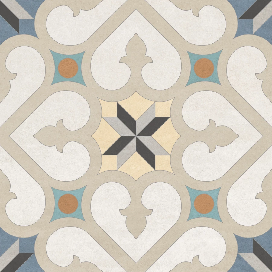 Керамогранит New Trend Design Art Damask матовый многоцветный GP2020DGA11 20х20 см