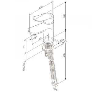 Смеситель для раковины Am Pm Sunny F85C02100