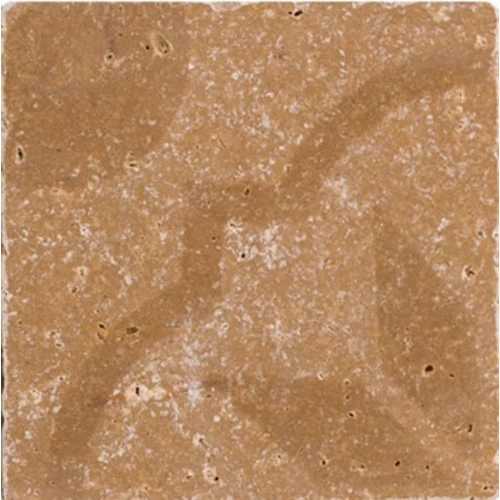 Декор Stone4Home Ornament №8 натуральный травертин бежевый 10x10 см