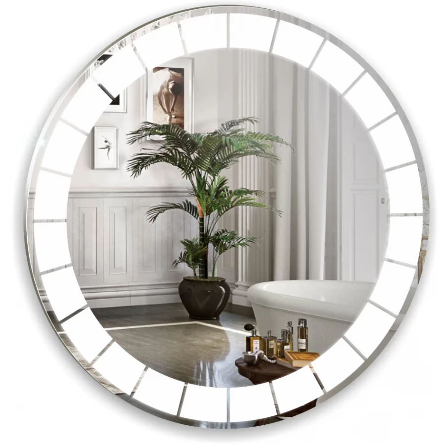 Зеркало Silver Mirrors D770 Сенсорный выключатель Пандора LED-00002504 77x77 см