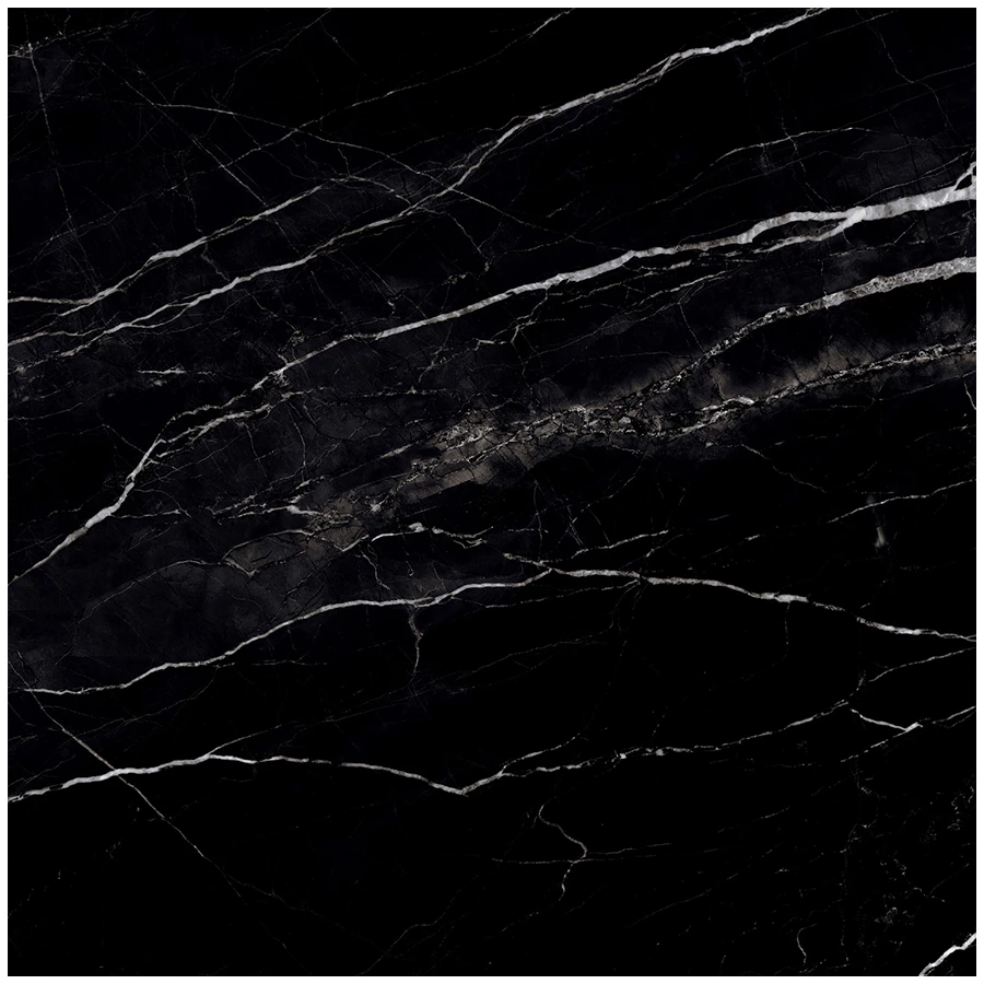 Керамогранит Laparet Flash Black черный Полированный 60x60 см