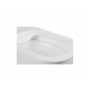 Унитаз Aquatek Лугано подвесной безободковый тонкое сиденье с механизмом плавного закрывания крепеж AQ2002-00 51x35x36 см