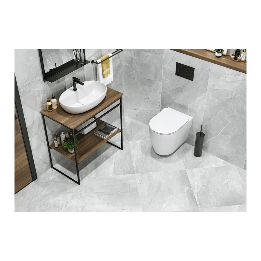 Керамогранит LCM Armani Marble Gray полированный 4 шт в уп 57,60 м в пал 6060AMB15P 60х60 см