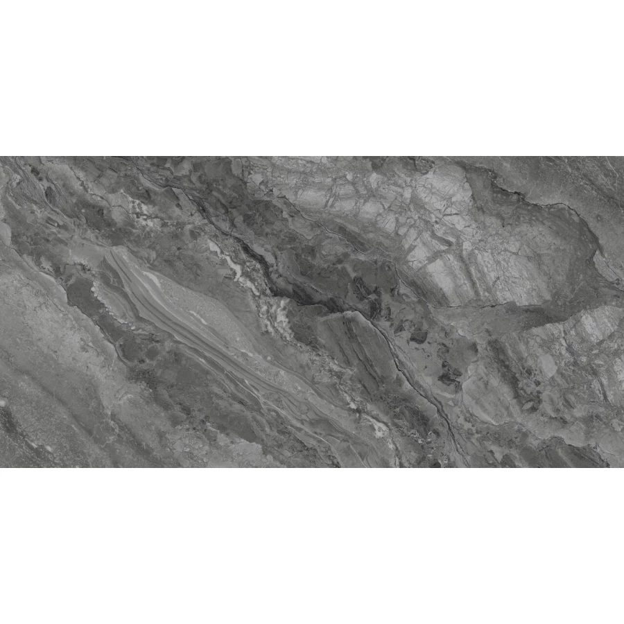 Керамогранит Planet Ceramics UKSL 2427 глянцевый серый 120х60 см