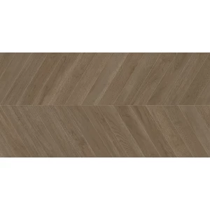 Керамогранит Delacora Walnut Chevron Dark матовый карвинг коричневый D120249M 120х60 см