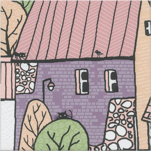 Декор Kerama Marazzi Городок 3 матовый фиолетовый OS/A226/5009 20x20 см