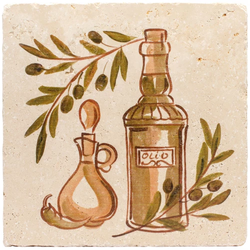 Натуральный травертин Stone4Home Provance Оливки №2 20x20 см