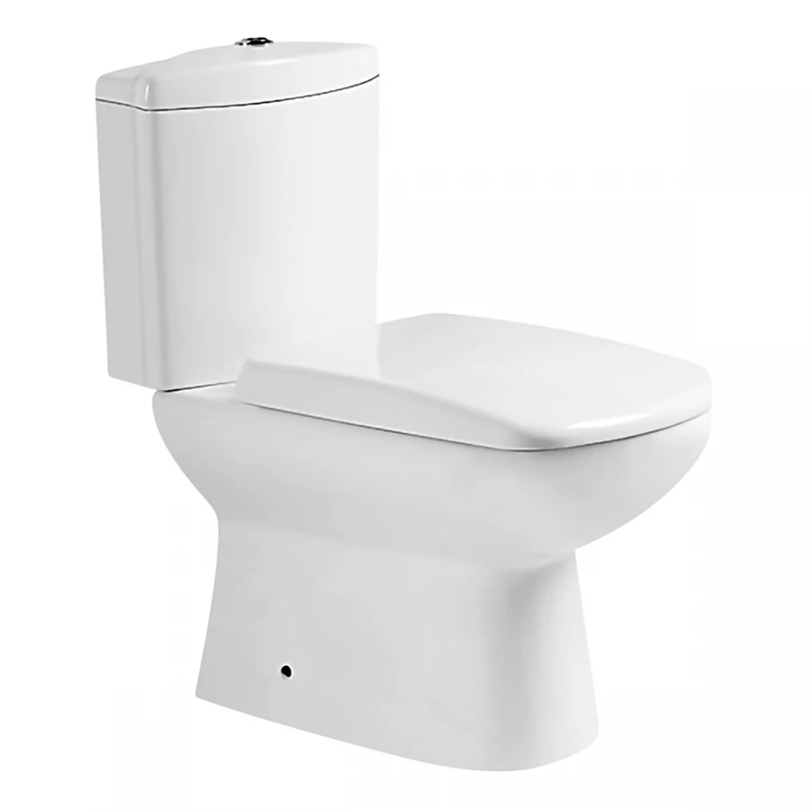 Унитаз напольный Azario Elana с сиденьем дюропласт микролифт AZ-234 68х41х79 см