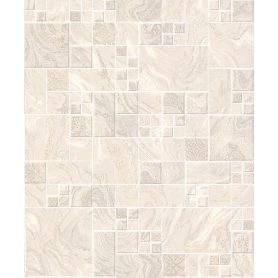 Обои виниловые Palitra Home Marmilla HomeColor бежевые HC11047-21 0,53х10,05 м