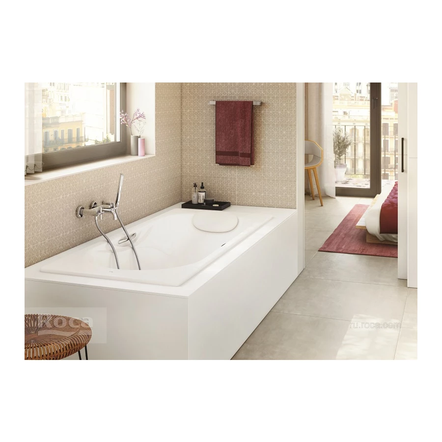 Ванна чугунная Roca Malibu противоскользящее покрытие 7.2309.6.000.0 170х75