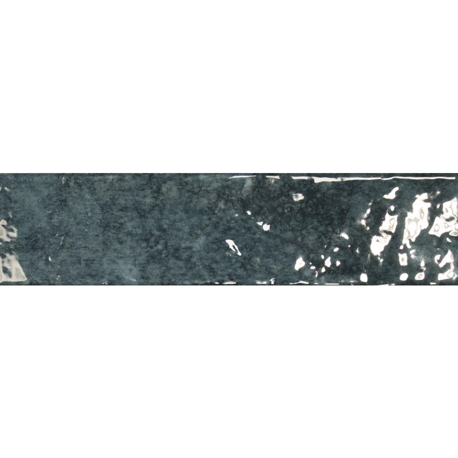 Керамогранит DNA Mediterraneo Mar глянцевый синий 28х7 см