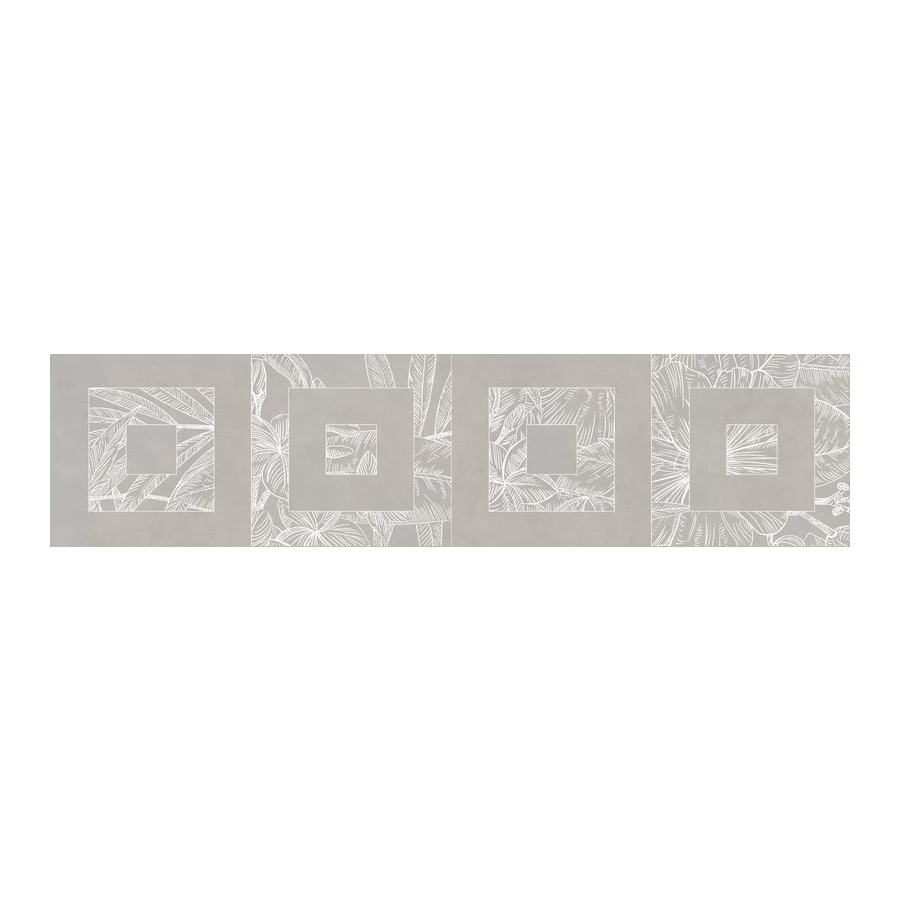 Плитка настенная Kerama Marazzi Таделакт Бордюр обрезной матовый серый KMB3STA008BR 60x14,5 см