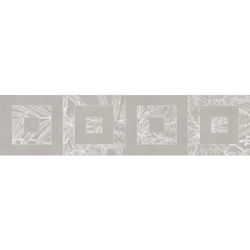 Плитка настенная Kerama Marazzi Таделакт Бордюр обрезной матовый серый KMB3STA008BR 60x14,5 см