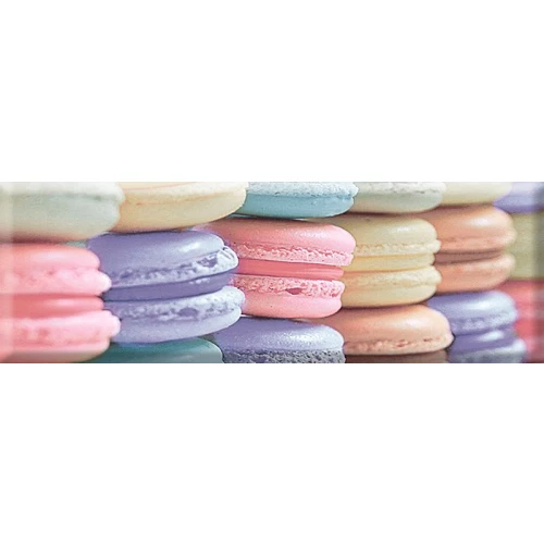 Плитка настенная Absolut Keramika Monocolor Decor Cookies 02 глянцевая многоцветная AK0808 30х10 см