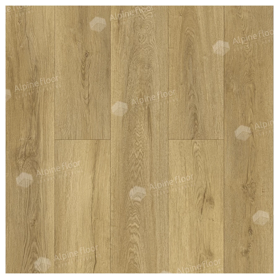 Каменно-полимерная плитка Alpine Floor Eclipse Super Matt Фраменто светло-коричневая ЕСО 21-10 43 класс 4 мм