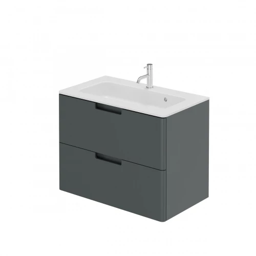 Тумба с раковиной Creto Bravo Gray 22-BrG80 80 см