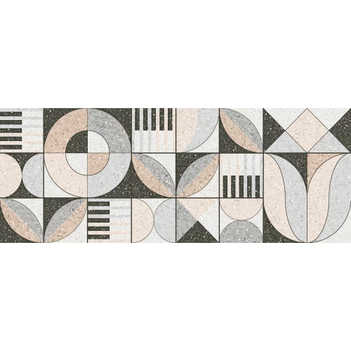 Декор InterCerama Matrix серый 60*23 см