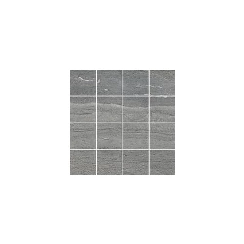 Мозаика керамическая Pamesa Malla Whitehall Gris 7x7 полуматовая серая 30x30 см