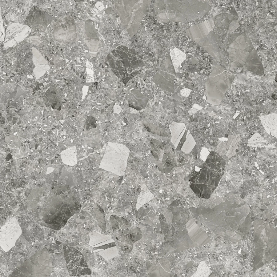 Керамогранит ALMA Ceramica Steel rock sugar-эффект серый GFU04STE70R 60х60х0,95 см