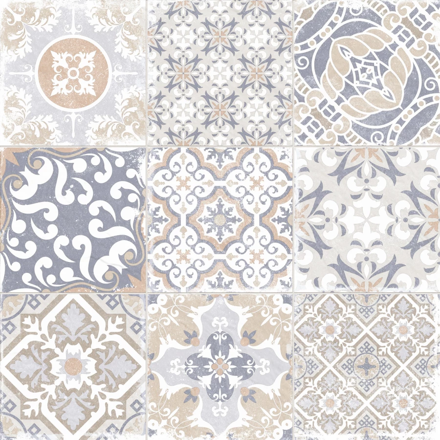 Керамогранит ALMA Ceramica Country sugar-эффект многоцветный 1,44 м2 GFU04CTR14R 60х60 см