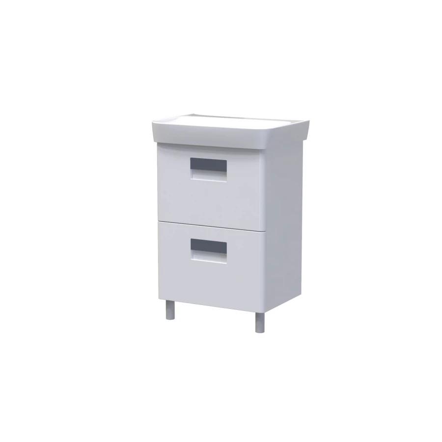 Тумба под умывальник АВН Сорренто 60 115.01 белый